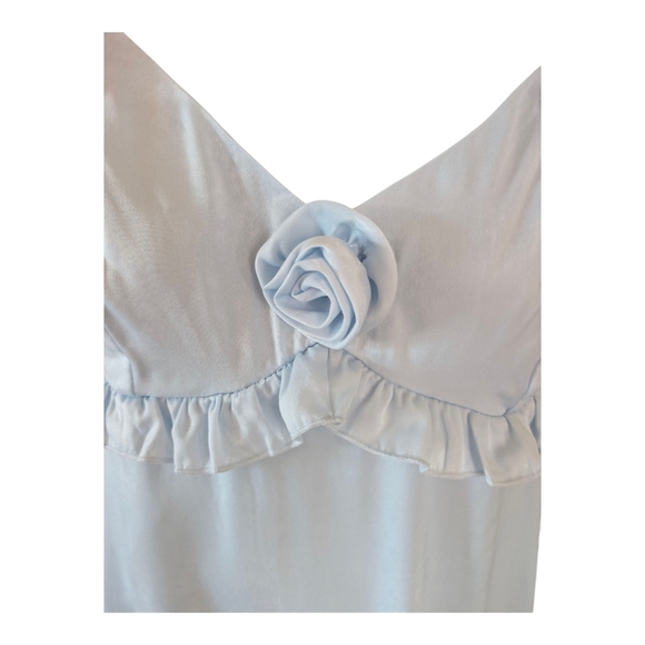 NWT Wild Fable Light Blue Rosette Coquette Mini Dress XXL - Picture 3 of 8